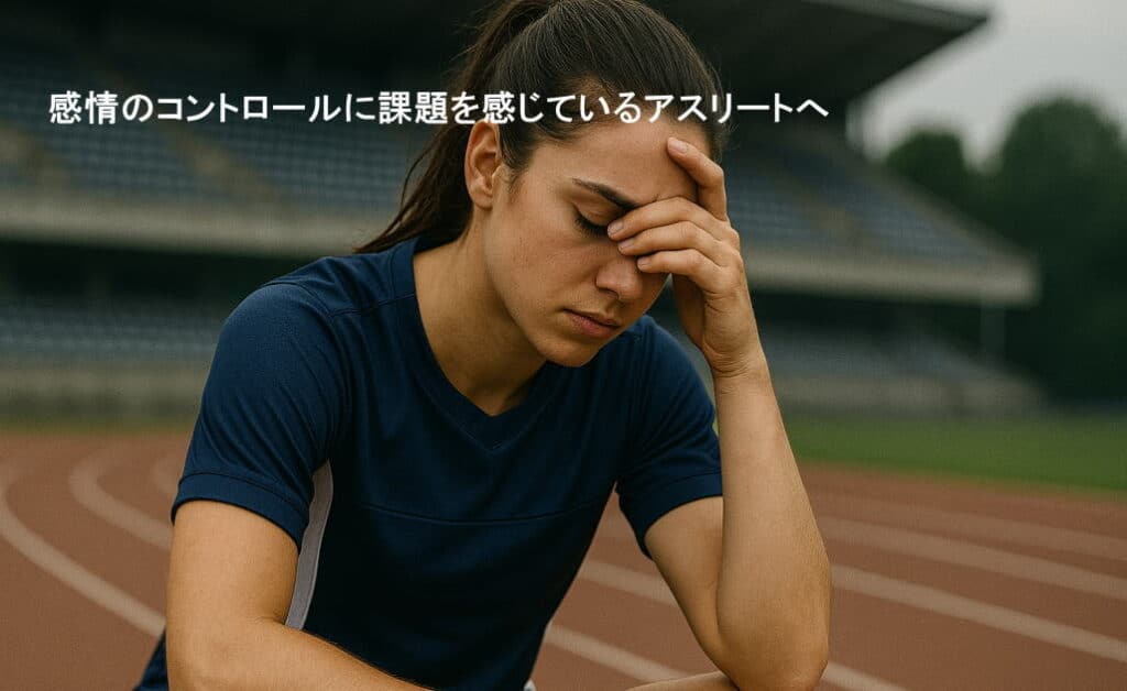 感情のコントロールに課題を感じているアスリートへ